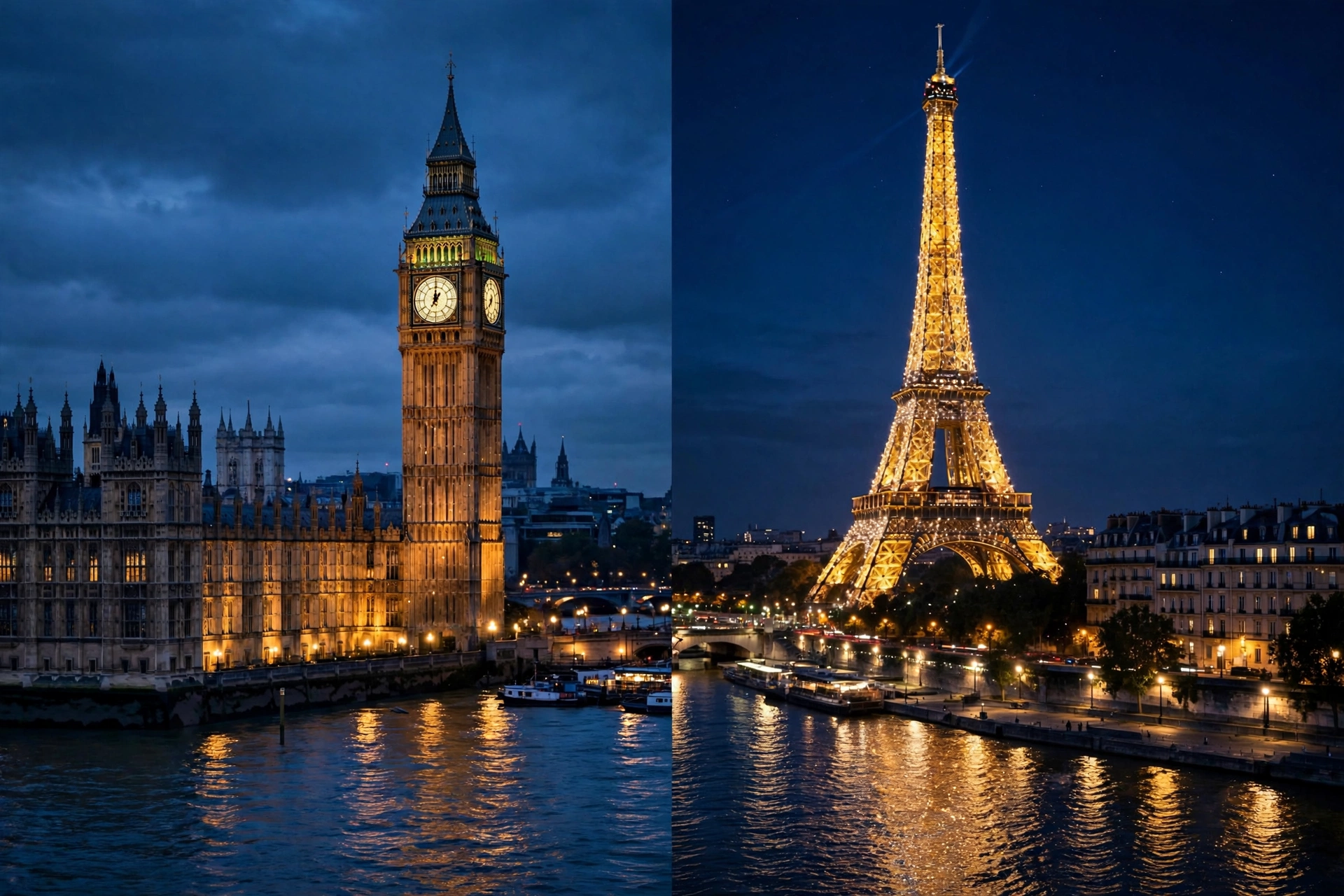European Capitals Highlights (London & Paris)