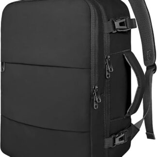 Taygeer 35L Travel Laptop Backpack, Airplane Approved, Black