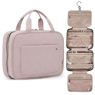 BAGSMART Large Hanging Toiletry Bag, Water-resistant