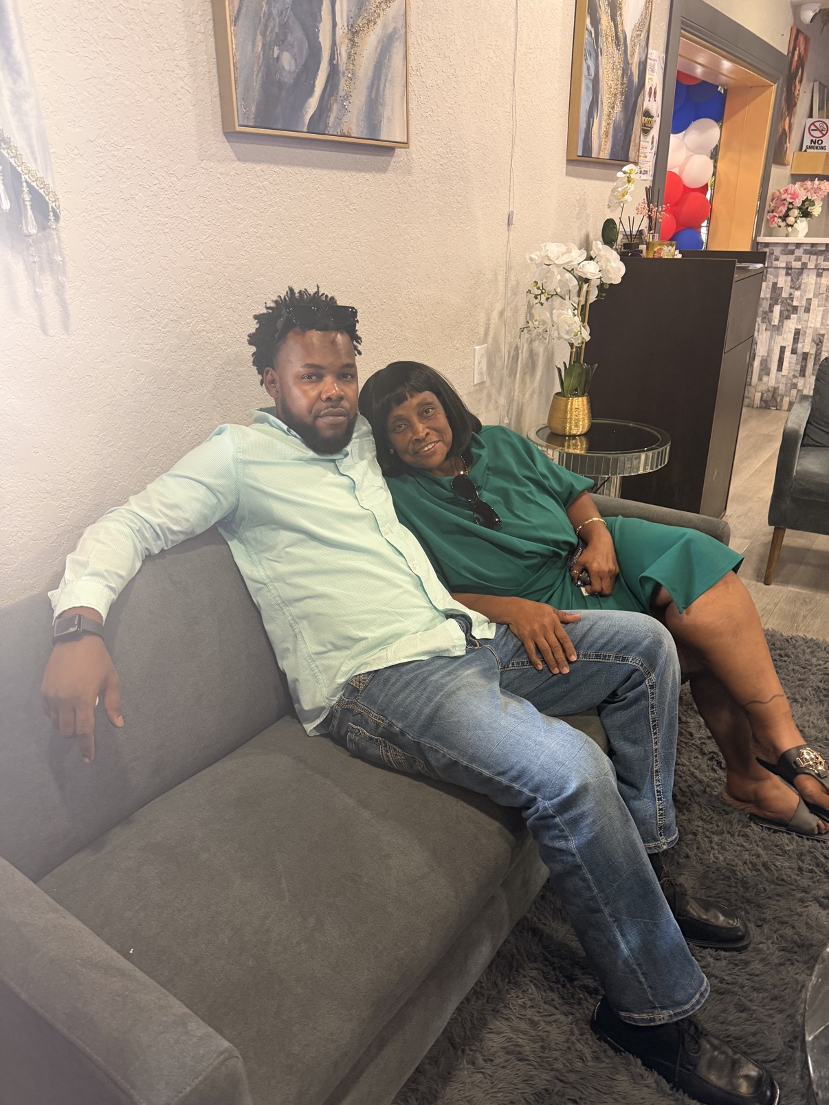 Owner with Chef Regina Ferguson at Regina Kitchen