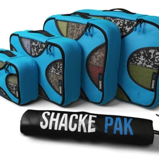 Shacke Packing Cubes for Travel 5 Set (Gentlemen's Blue)
