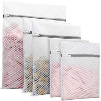 BAGAIL Laundry Bags Mesh Wash Bag for Intimates Lingerie and Delicates, 5Pcs