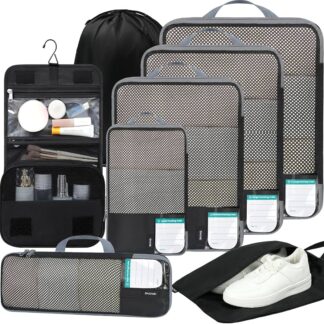 BAGAIL 6-Set Compression Packing Cubes