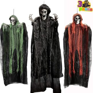 JOYIN Halloween Hanging Grim Reapers 3 Pack — one 47" + two 35"
