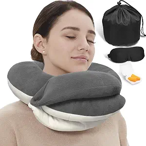 BUYUE Travel Neck Pillows for Airplanes