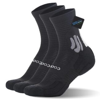 BRISIRA Coolmax Compression Socks for Women - 2 Pairs Knee High 15-20 mmHg