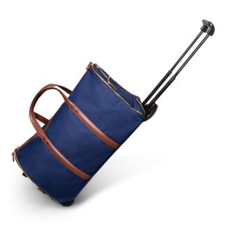Kendall Country Convertible Rolling Duffel Carry On - Garment Weekender Bag with Wheels, Handle & Shoe Pouch