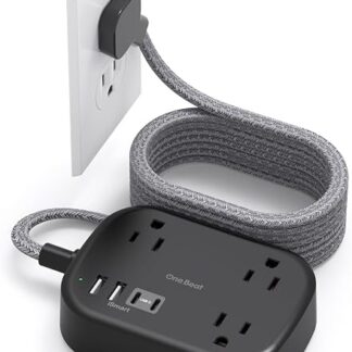 One Beat Cruise-Approved Outlet Extender, 4 AC Outlets + 4 USB (2 USB-C)