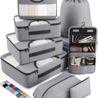 Veken 8 Set Packing Cubes for Travel Essentials