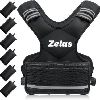 ZELUS Weighted Vest for Men Women, Adjustable 4-32lb Vest, Removable Weights