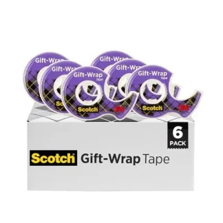Scotch Gift Wrap Tape, 6 Rolls