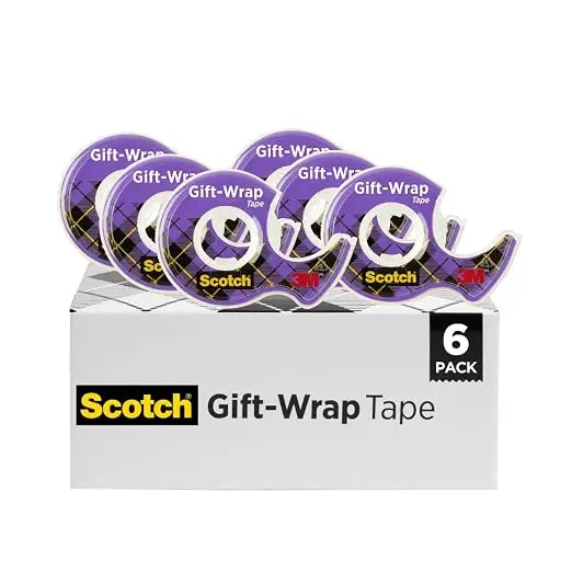 Scotch Gift Wrap Tape, 6 Rolls