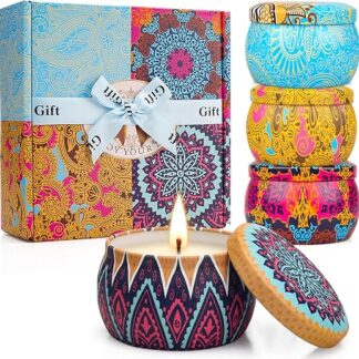 Scented Candles Gift Set for Women, 4 Pack