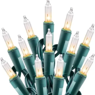 Minetom 100 Count Clear Christmas String Lights, 33ft