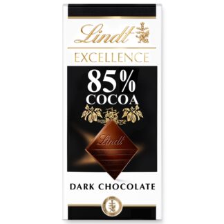 Lindt EXCELLENCE 85% Cocoa Dark Chocolate Bars, 12-Pack, 3.5 oz Each