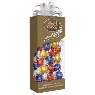 Lindt LINDOR Assorted Chocolate Truffles, 90 Count, 38.4 oz Gift Box