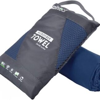 Rainleaf Microfiber Quick-Dry Travel Towel 48x24, Navy