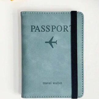 Customizable Vintage Leather Passport Cover