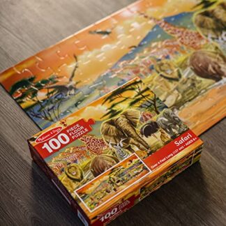 Melissa & Doug African Plains Safari Jumbo Floor Puzzle, 100pc