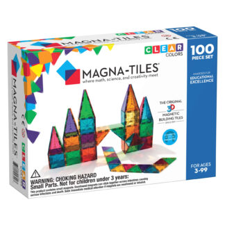 Magna-Tiles Classic 100-Piece Clear Colors Set