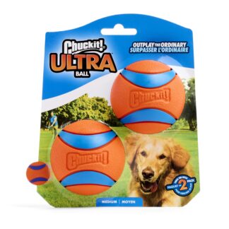 Chuckit! Ultra Ball, Medium, 2-Pack