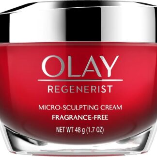 Olay Regenerist Micro-Sculpting Cream Face Moisturizer, Fragrance-Free, 1.7 oz