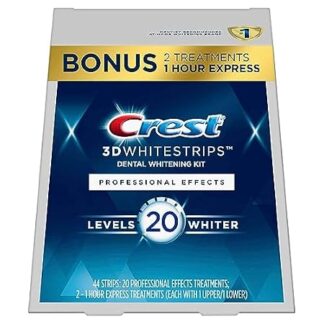 Crest 3D Whitestrips Professional Effects Teeth Whitening Kit, 44 strips