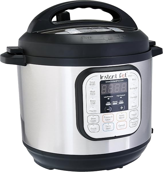 Instant Pot Duo 7-in-1 Electric Pressure Cooker, 6 Quart