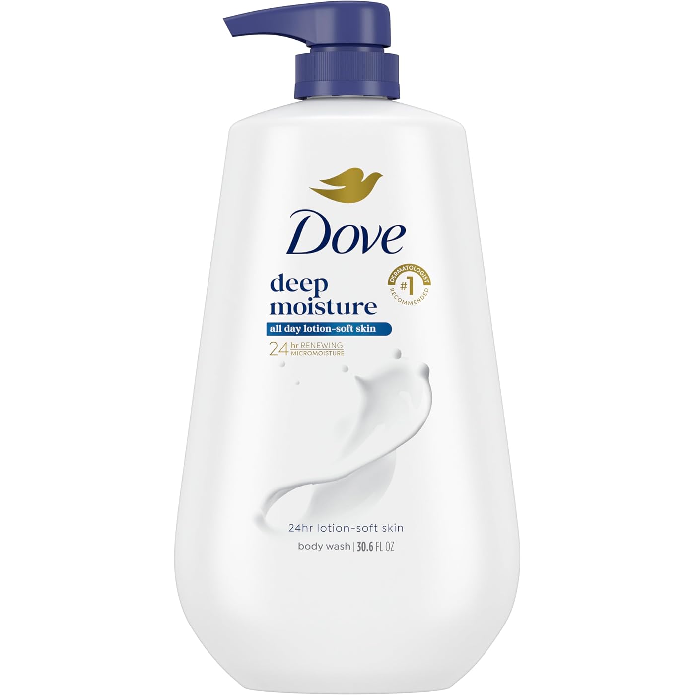Dove Deep Moisture Body Wash with Pump, 30.6 oz