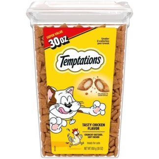 Temptations Classic Cat Treats, Tasty Chicken Flavor, 30 oz Tub