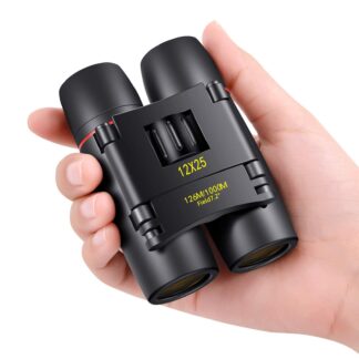 POLDR 12X25 Small Pocket Binoculars for Adults