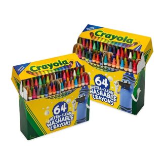 Crayola Ultra-Clean Washable Crayons, 64ct, 2-Box (Amazon Exclusive)