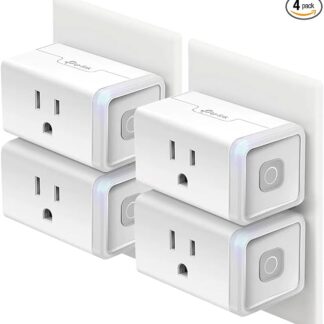 Kasa Smart Plug Mini HS103P4, 15A Wi-Fi Outlet, 4-Pack