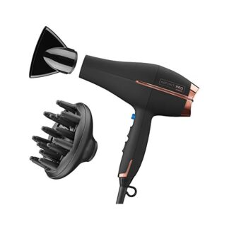 INFINITIPRO by Conair 1875 Watt AC Motor Hair Dryer with Diffuser, Black
