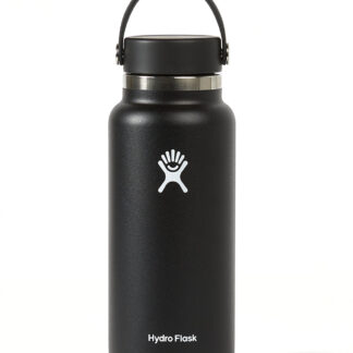 Hydro Flask Wide Mouth Water Bottle, 32 oz, Black