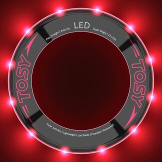TOSY Flying Ring — 12-LED Light-Up Flying Disc