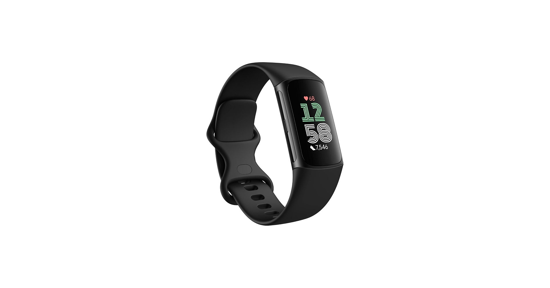 Fitbit Charge 6 Fitness Tracker, Obsidian/Black