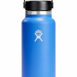 Hydro Flask 32 oz Wide Mouth Water Bottle, Cascade Blue